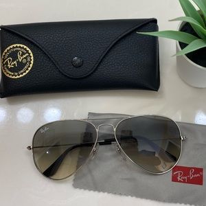 RAYBAN 58 mm Aviator Sunglasses